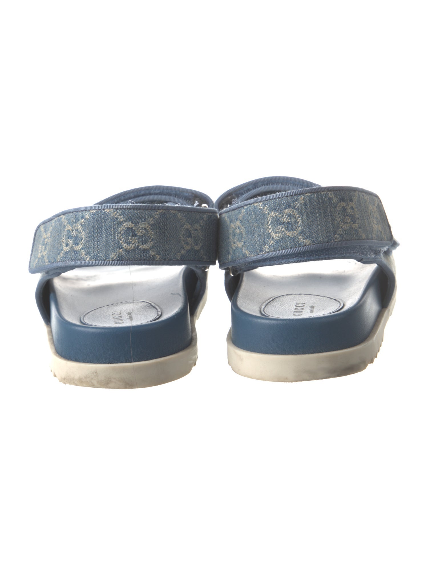 Gucci GG Denim Denim Slides